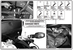 GIVI PL447 KAWASAKI VERSYS 650 (06-09) YAN ÇANTA TASIYICI - Thumbnail