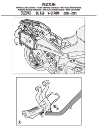 GIVI PL532CAM SUZUKI DL 650 V-STROM (04-11) YAN ÇANTA TASIYICI - Thumbnail