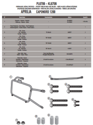 GIVI PL6706 APRILIA CAPONORD 1200 (13-17) YAN ÇANTA TASIYICI - Thumbnail