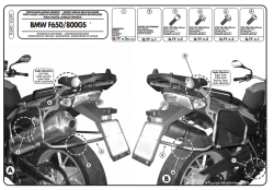 GIVI - GIVI PL690 BMW F 650GS - F 800GS (08-11) YAN ÇANTA TAŞIYICI (1)