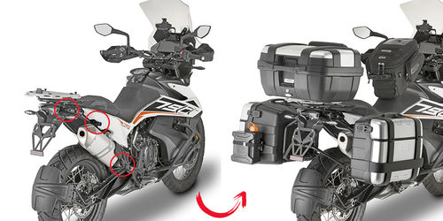 GIVI PLOR7710MK KTM 790 ADVENTURE (19) - ADVENTURE R (19) YAN ÇANTA TAŞIYICI