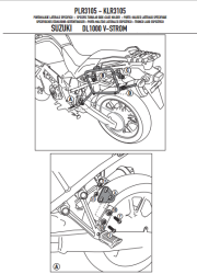 GIVI PLR3105 SUZUKI DL 1000 V-STROM (14-18) YAN ÇANTA TASIYICI - Thumbnail