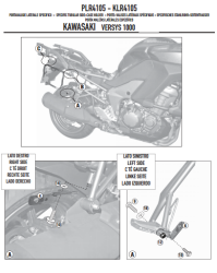 GIVI PLR4105 KAWASAKI VERSYS 1000 (12-14) YAN ÇANTA TASIYICI - Thumbnail