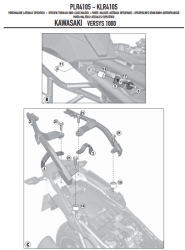 GIVI PLR4105 KAWASAKI VERSYS 1000 (12-14) YAN ÇANTA TASIYICI - Thumbnail