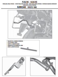 GIVI PLR4105 KAWASAKI VERSYS 1000 (12-14) YAN ÇANTA TASIYICI - Thumbnail