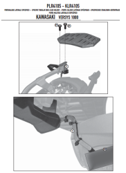 GIVI PLR4105 KAWASAKI VERSYS 1000 (12-14) YAN ÇANTA TASIYICI - Thumbnail