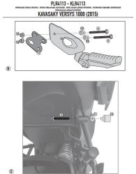 GIVI PLR4113 KAWASAKI VERSYS 1000 (15-17) YAN ÇANTA TASIYICI - Thumbnail