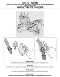 GIVI PLR4113 KAWASAKI VERSYS 1000 (15-17) YAN ÇANTA TASIYICI - Thumbnail