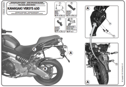 GIVI - GIVI PLR450 KAWASAKI VERSYS 650 (10-14) YAN ÇANTA TASIYICI (1)