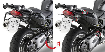 GIVI PLR5109 BMW F 800GT (13-17) YAN ÇANTA TASIYICI