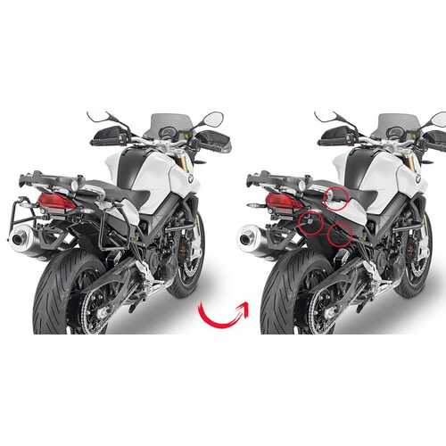 GIVI PLR5118 BMW F800GT - F800R (09-20) YAN ÇANTA TAŞIYICI