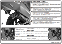 GIVI PLR6401 TRIUMPH TIGER 800 - TIGER 800 XC - TIGER 800 XR (11-16) YAN ÇANTA TASIYICI - Thumbnail