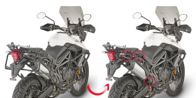 GIVI PLR6413 TRIUMPH TIGER 800 XC - 800 XR (18) YAN ÇANTA TASIYICI