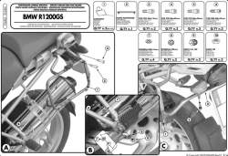 GIVI - GIVI PLR684 BMW R 1200GS (04-12) YAN ÇANTA TASIYICI (1)