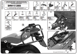 GIVI - GIVI PLR692 BMW K 1200S (05-08) - K 1300S (09-16) YAN ÇANTA TASIYICI (1)