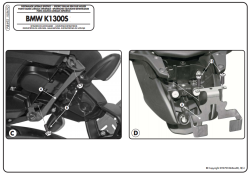 GIVI PLR692 BMW K 1200S (05-08) - K 1300S (09-16) YAN ÇANTA TASIYICI - Thumbnail