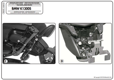 GIVI PLR692 BMW K 1200S (05-08) - K 1300S (09-16) YAN ÇANTA TASIYICI