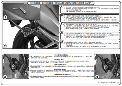 GIVI PLR7401 DUCATI MULTISTRADA 1200 (10-14) YAN ÇANTA TASIYICI