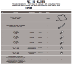 GIVI - GIVI PLX1119 HONDA CB 500F - CBR 500R (13-15) YAN ÇANTA TASIYICI (1)