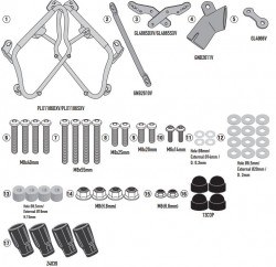 GIVI - GIVI PLX1186 HONDA FORZA 750 (21) YAN ÇANTA TAŞIYICI
