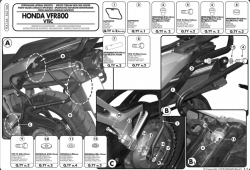 GIVI PLX166 HONDA VFR 800 VTEC (02-11) YAN ÇANTA TASIYICI - Thumbnail