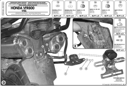 GIVI PLX166 HONDA VFR 800 VTEC (02-11) YAN ÇANTA TASIYICI - Thumbnail
