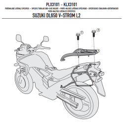 GIVI PLX3101 SUZUKI DL 650 V-STROM (11-16) YAN ÇANTA TASIYICI - Thumbnail