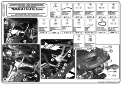 GIVI - GIVI PLX351 YAMAHA FZ6 - FZ6 600 FAZER (04-06) YAN ÇANTA TASIYICI (1)