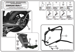 GIVI - GIVI PLX4104 KAWASAKI ER-6N - ER-6F 650 (12-16) YAN ÇANTA TASIYICI (1)