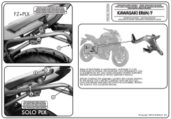 GIVI PLX4104 KAWASAKI ER-6N - ER-6F 650 (12-16) YAN ÇANTA TASIYICI - Thumbnail