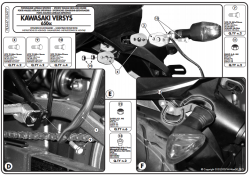 GIVI PLX447 KAWASAKI VERSYS 650 (06-09) YAN ÇANTA TASIYICI - Thumbnail