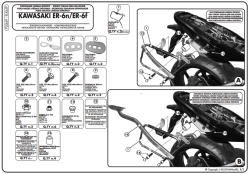 GIVI PLX449 KAWASAKI ER-6N - ER-6F 650 (09-11) YAN ÇANTA TASIYICI - Thumbnail