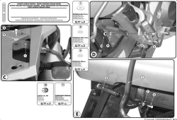 GIVI PLX528 SUZUKI DL 1000 V-STROM (02-11) KAWASAKI KLV 1000 (04-10) YAN ÇANTA TASIYICI - Thumbnail