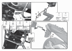 GIVI PLX538 SUZUKI GSR 600 (06-11) YAN ÇANTA TASIYICI - Thumbnail