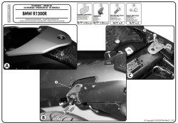 GIVI PLX688KIT BMW R 1200 R (06-10) YAN ÇANTA TASIYICI BAGLANTI KITI - Thumbnail