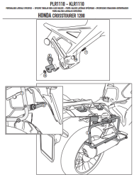 GIVI PLXR1110 HONDA VFR 1200X CROSSTOURER (12-18) YAN ÇANTA TASIYICI - Thumbnail