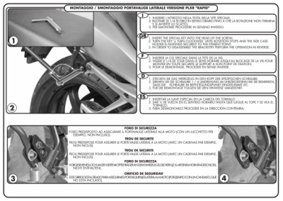 GIVI PLXR1110 HONDA VFR 1200X CROSSTOURER (12-18) YAN ÇANTA TASIYICI