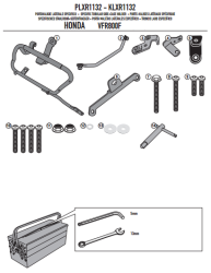 GIVI PLXR1132 HONDA VFR 800 F (14-17) YAN ÇANTA TASIYICI - Thumbnail