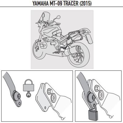 GIVI PLXR2122 YAMAHA TRACER 900 (15-17) YAN ÇANTA TAŞIYICI