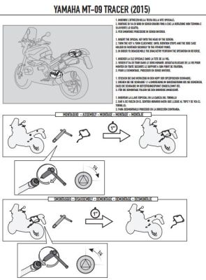 GIVI PLXR2122 YAMAHA TRACER 900 (15-17) YAN ÇANTA TAŞIYICI