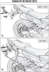 GIVI PLXR2122 YAMAHA TRACER 900 (15-17) YAN ÇANTA TAŞIYICI - Thumbnail