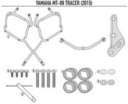 GIVI PLXR2122 YAMAHA TRACER 900 (15-17) YAN ÇANTA TAŞIYICI - Thumbnail