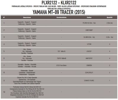 GIVI PLXR2122 YAMAHA TRACER 900 (15-17) YAN ÇANTA TAŞIYICI