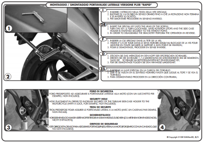 GIVI PLXR312 DUCATI MULTISTRADA 1200 (10-14) YAN ÇANTA TASIYICI