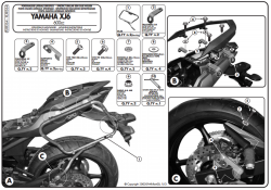 GIVI - GIVI PLXR364 YAMAHA XJ6 DIVERSION (09-15) YAN ÇANTA TASIYICI (1)