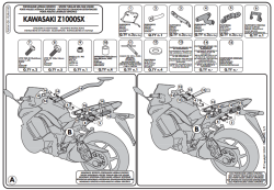 GIVI PLXR4100 KAWASAKI Z 1000 SX (11-18) YAN ÇANTA TASIYICI - Thumbnail