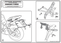 GIVI PLXR4100 KAWASAKI Z 1000 SX (11-18) YAN ÇANTA TASIYICI - Thumbnail