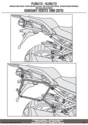 GIVI PLXR4113 KAWASAKI VERSYS 1000 (15-16) YAN ÇANTA TASIYICI - Thumbnail