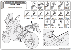 GIVI - GIVI PLXR5100 BMW R 1200R (11-14) YAN ÇANTA TAŞIYICI (1)