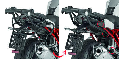 GIVI PLXR5117 BMW R1200R - R1200RS (15-18) YAN ÇANTA TASIYICI